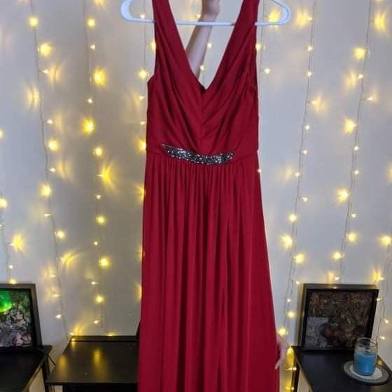 Bridesmaid dresses apple on sale red