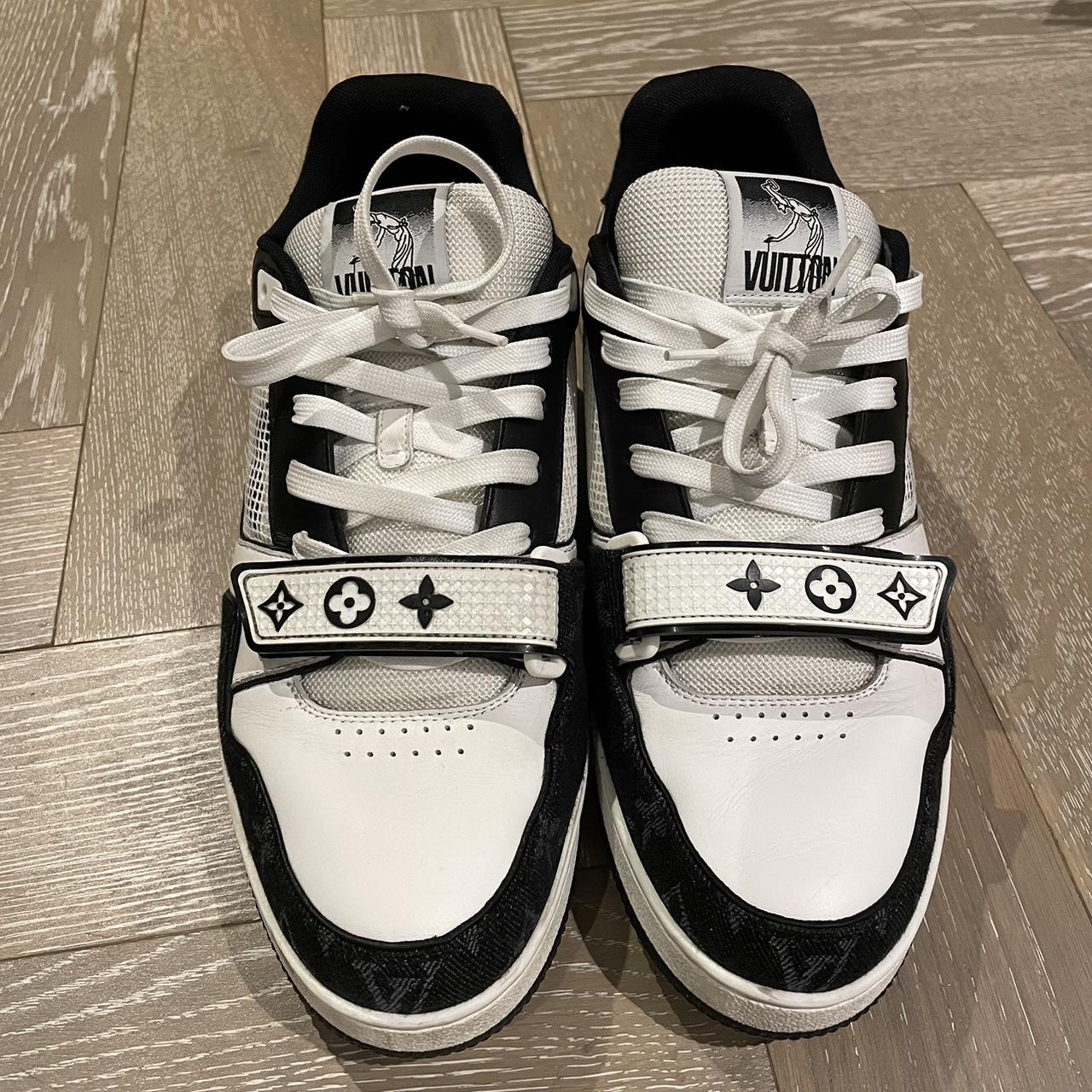 Lv Trainers in Black Super rare and sought... - Depop