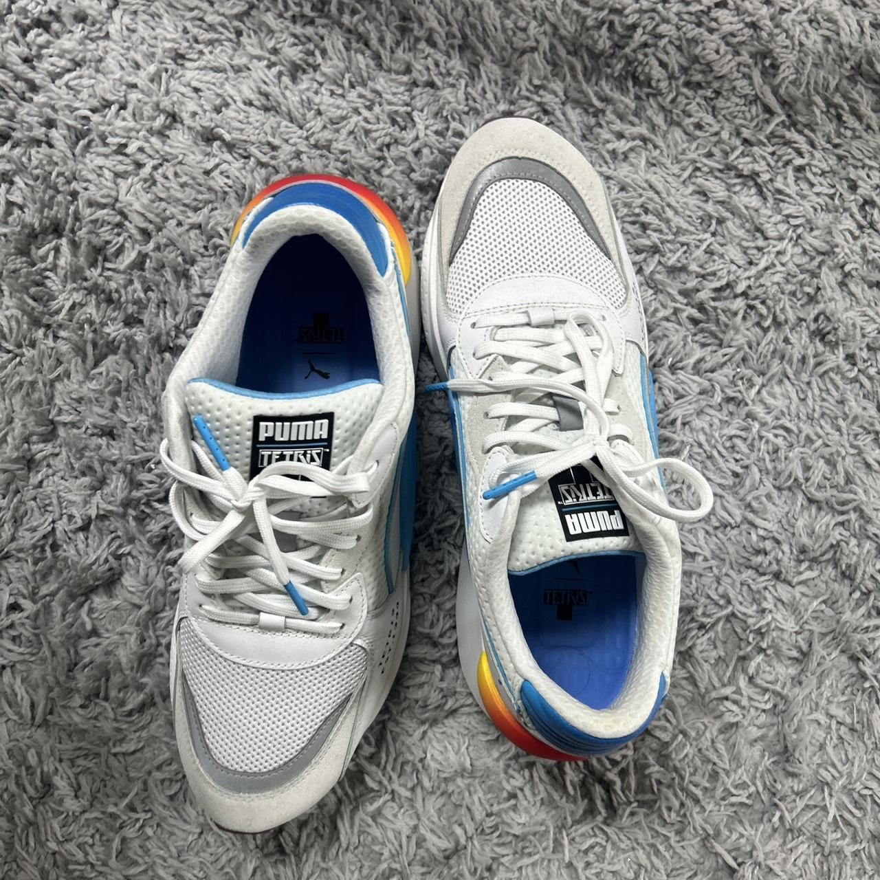 This pair of PUMA RS sneakers celebrates the Depop