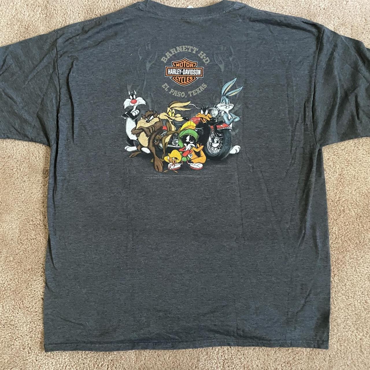 Looney Tunes Harley Davidson Shirt Size 2x fits | Depop