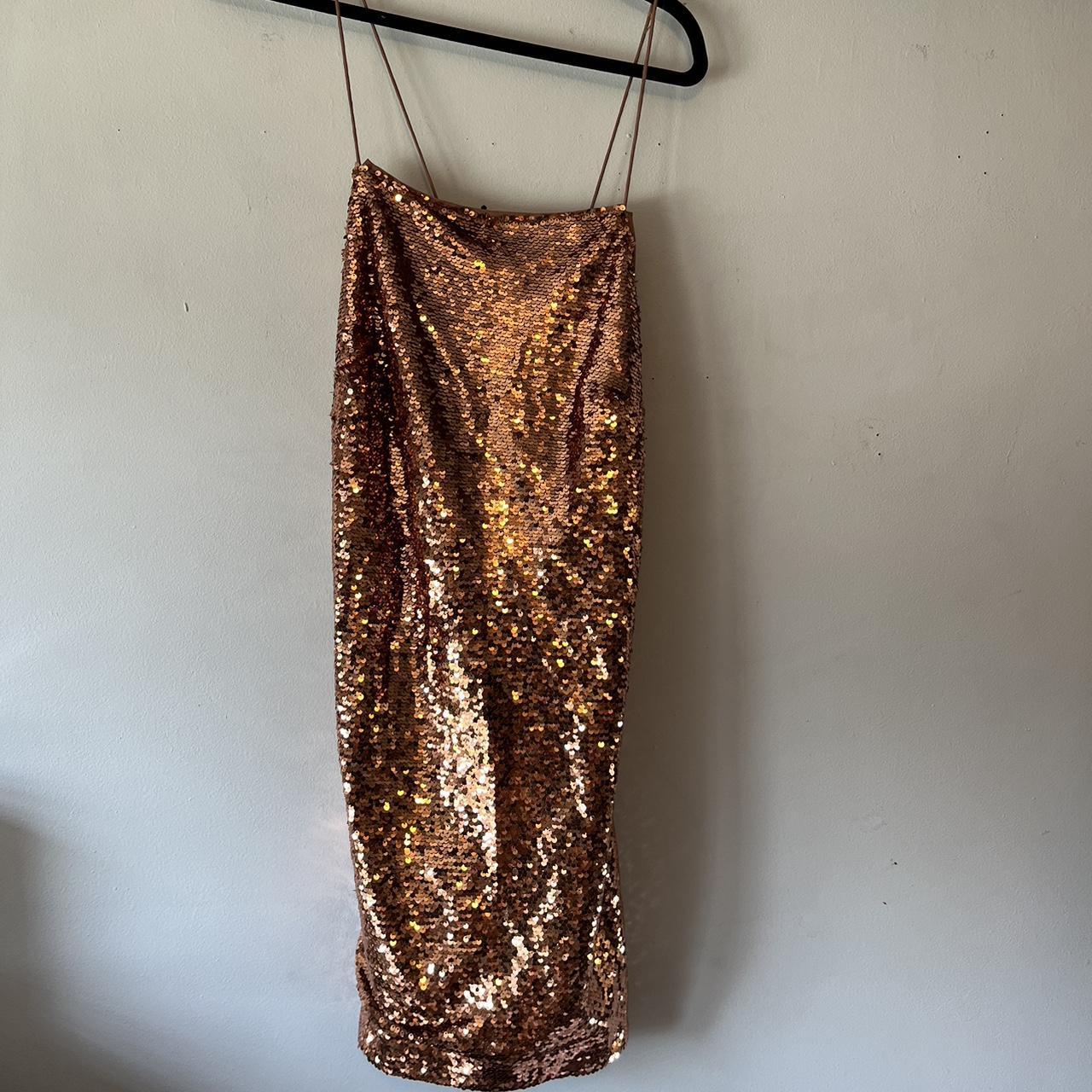 Asod sequin disco ball dress Adjustable with a tie... Depop