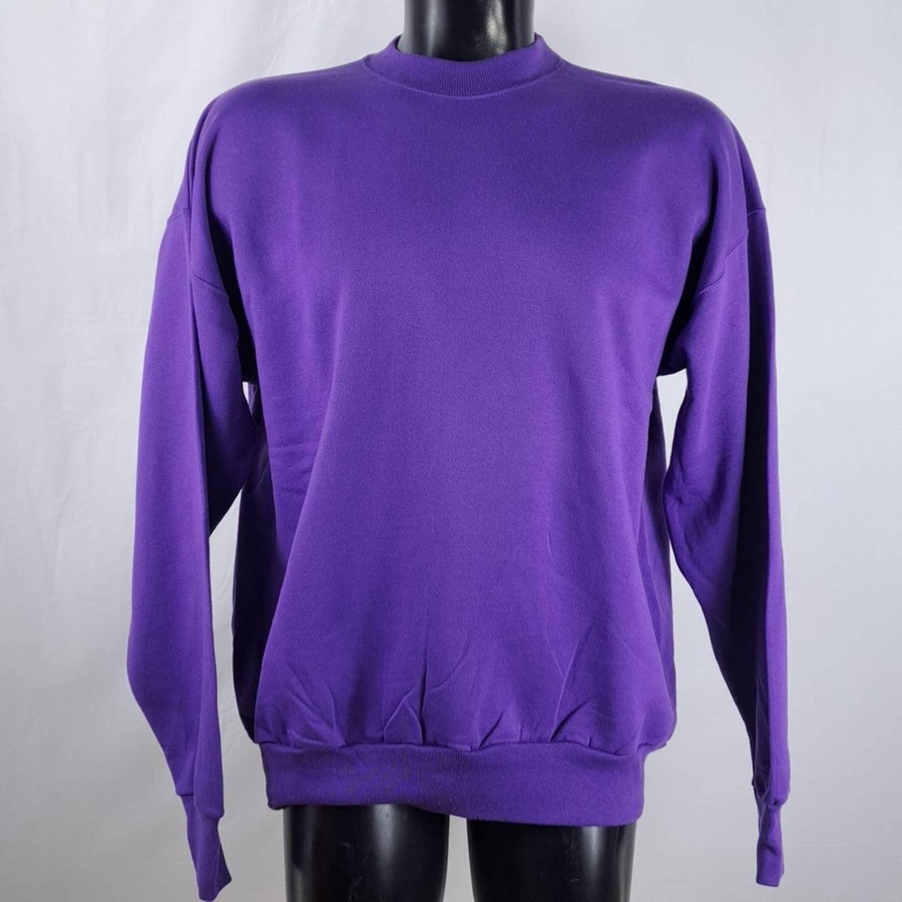 Vintage Hanes NWOT XL dark purple blank casual Depop