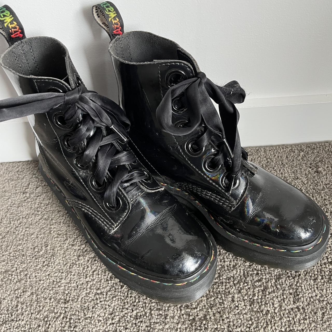 doc martens holographic
