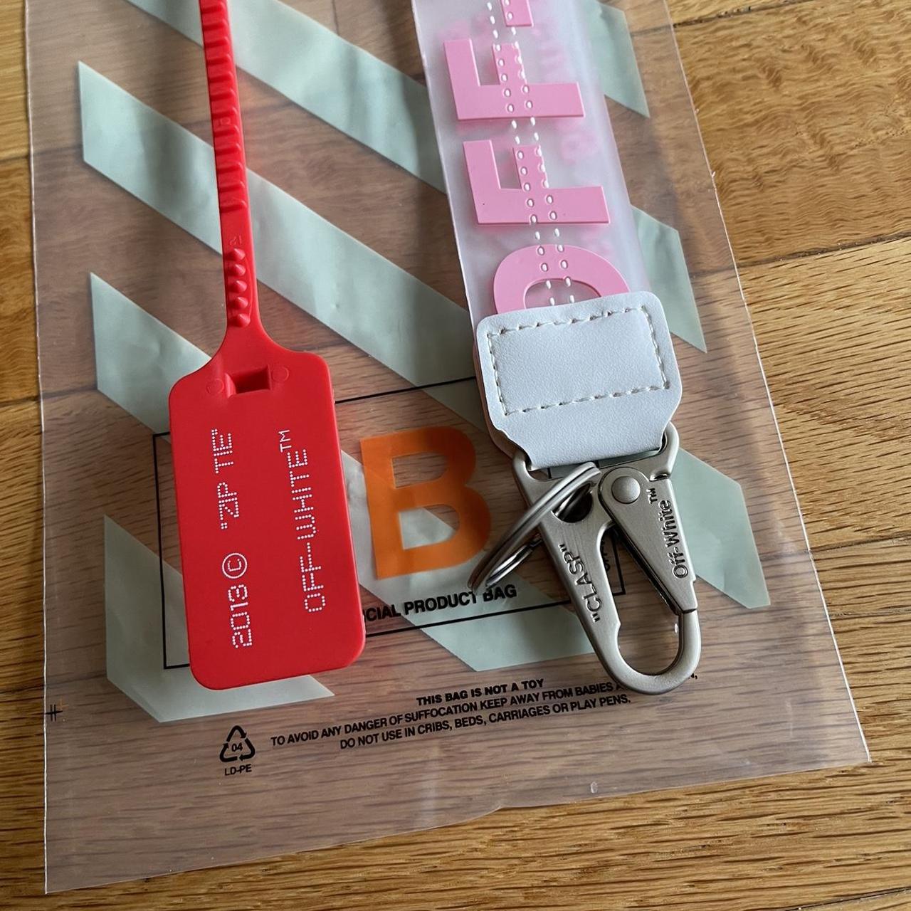 Off-White Women's Pink and White Accessory (3)
