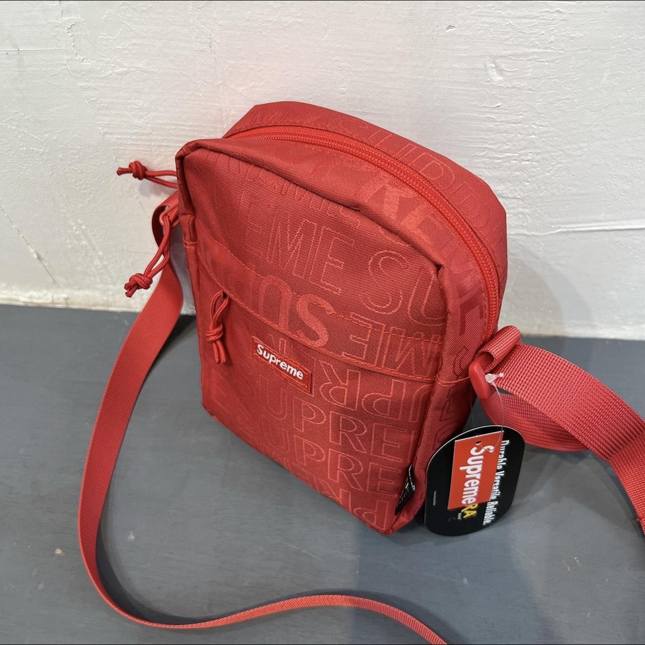 Supreme shoulder bag (ss18) -used but still in - Depop
