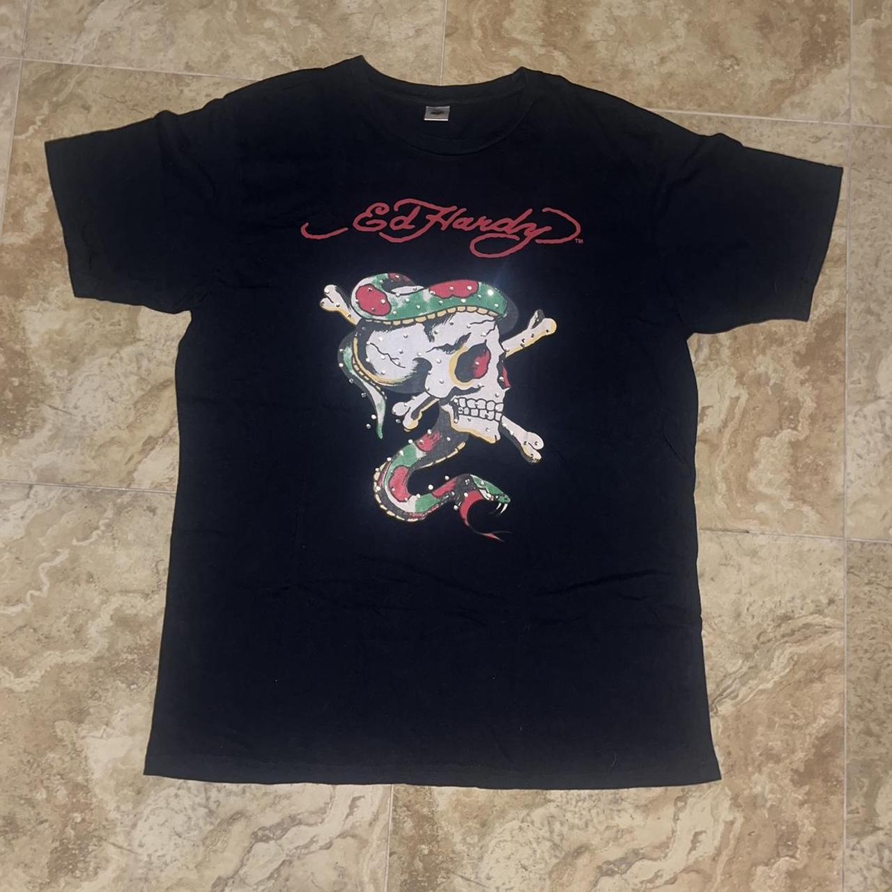 🏴‍☠️ Vintage Y2k Ed Hardy, Mens Size XL 🏴‍☠️ Good used... - Depop