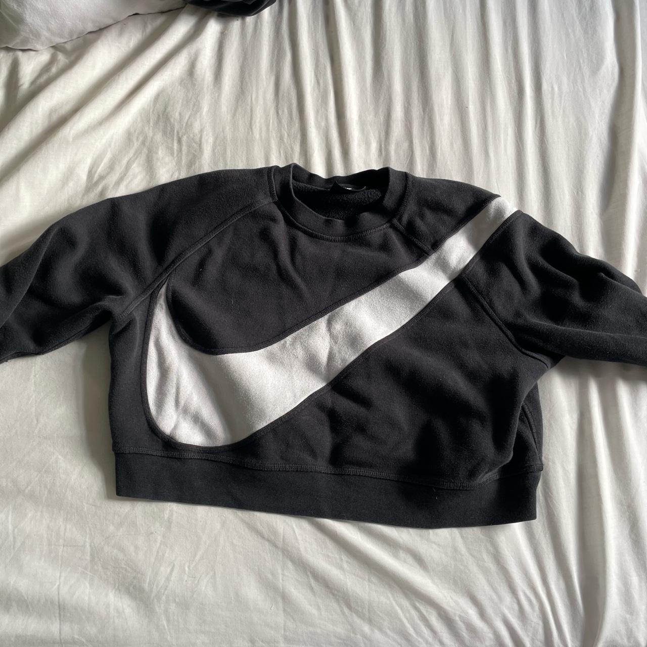 cropped nike jumper