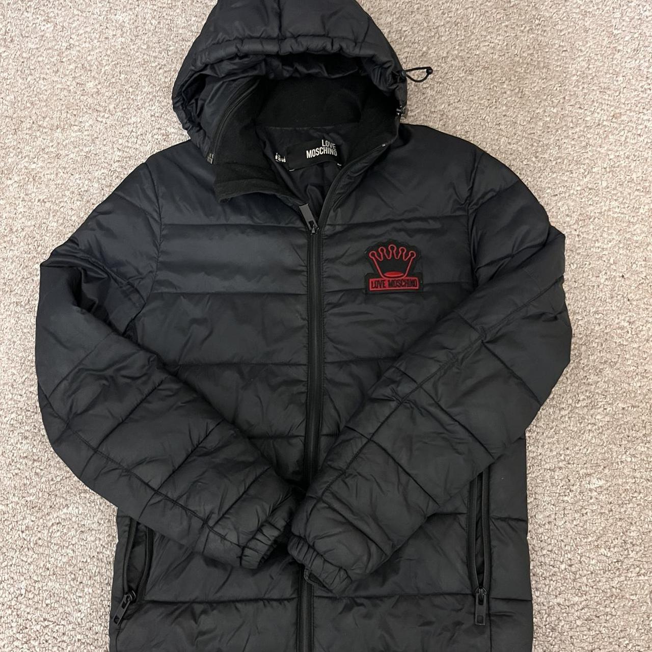 Love Moschino light puffer jacket CONDITION: Depop