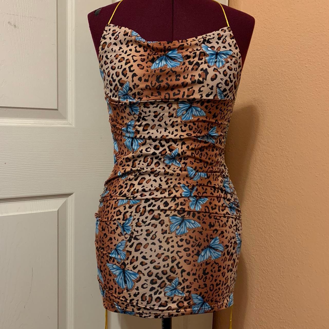 Leopard butterfly clearance dress