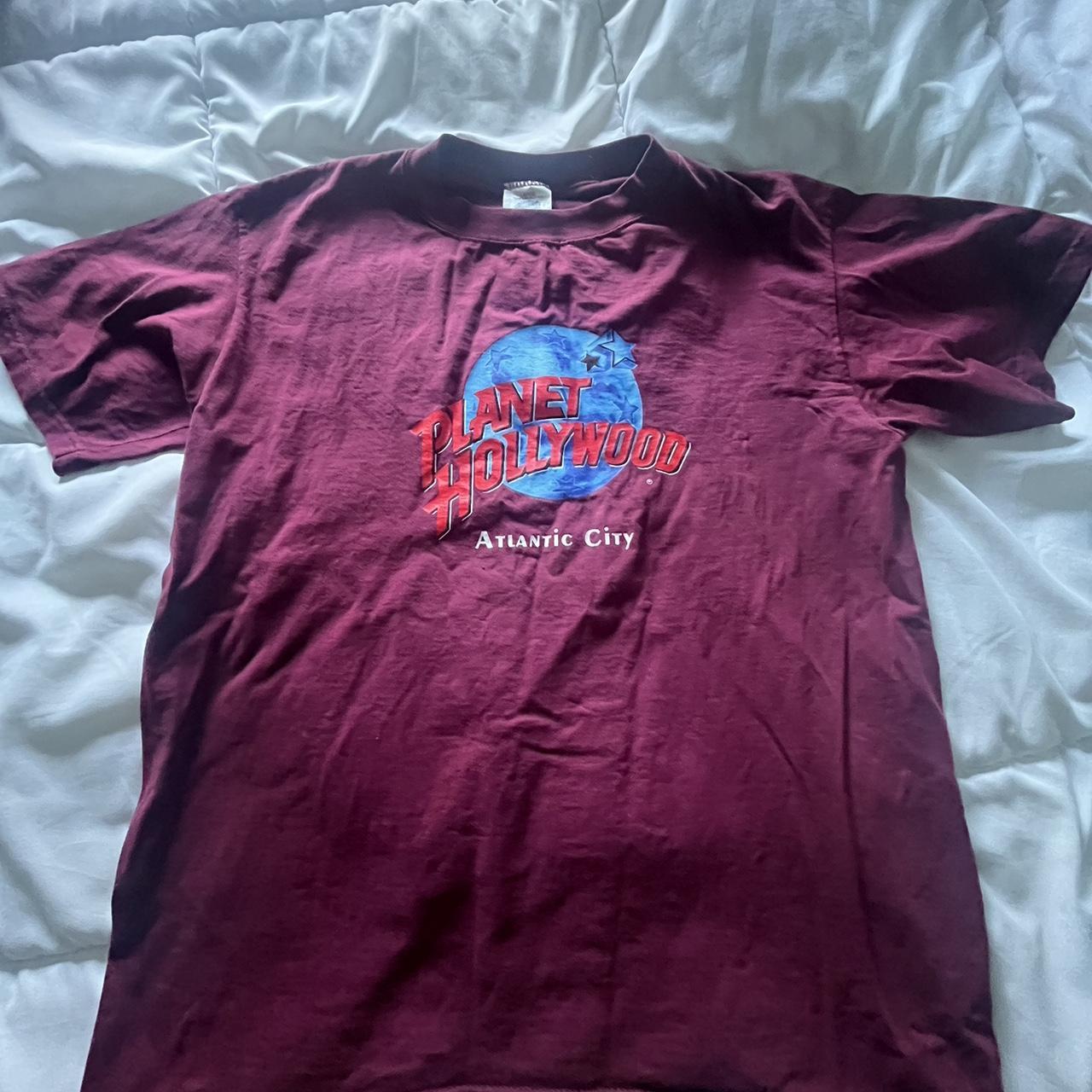 Vintage Planet Hollywood Atlantic City Tee... - Depop