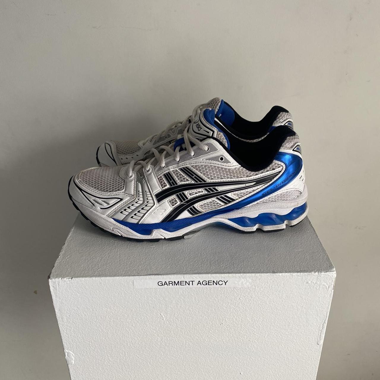 mens asics white trainers