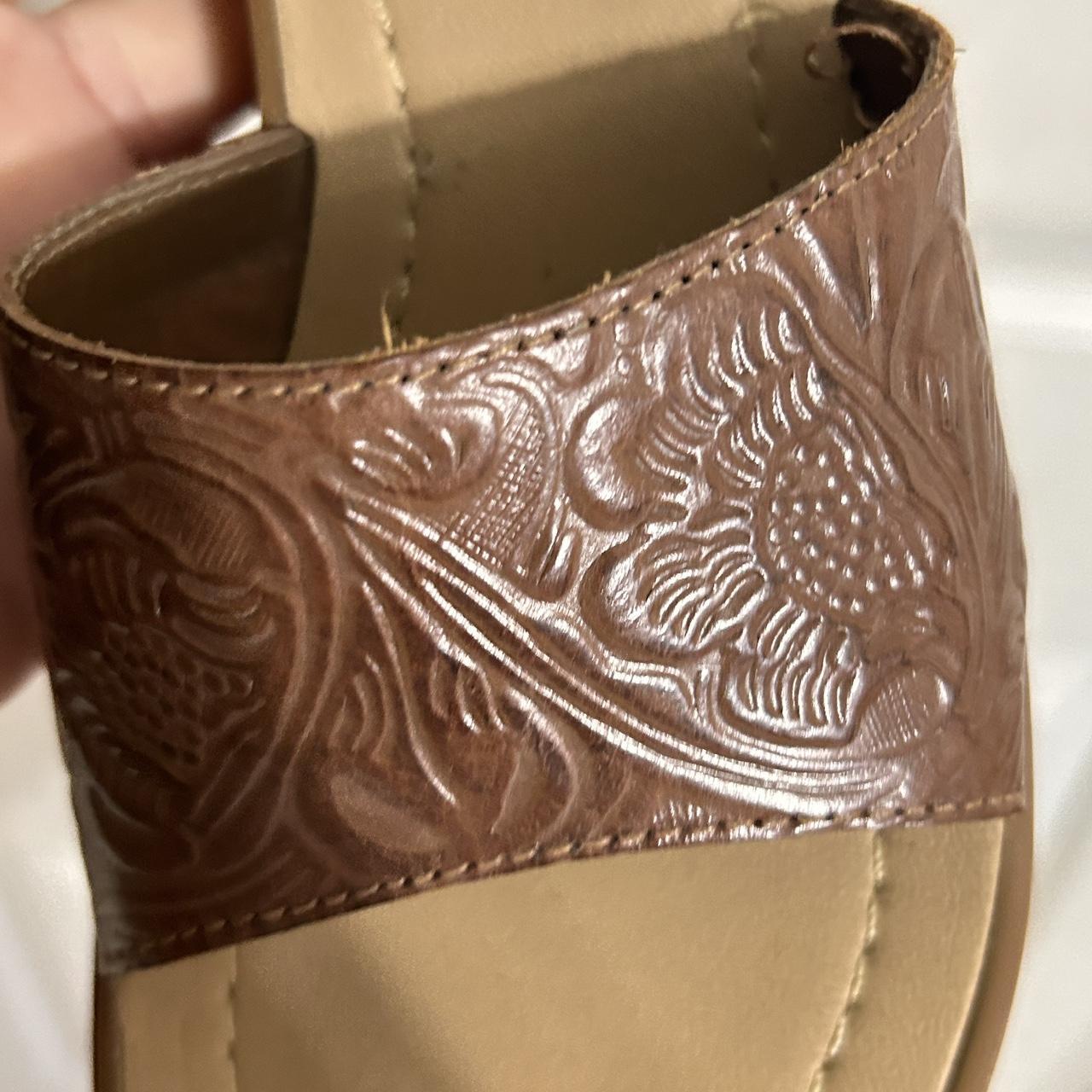 faded glory brown sandals