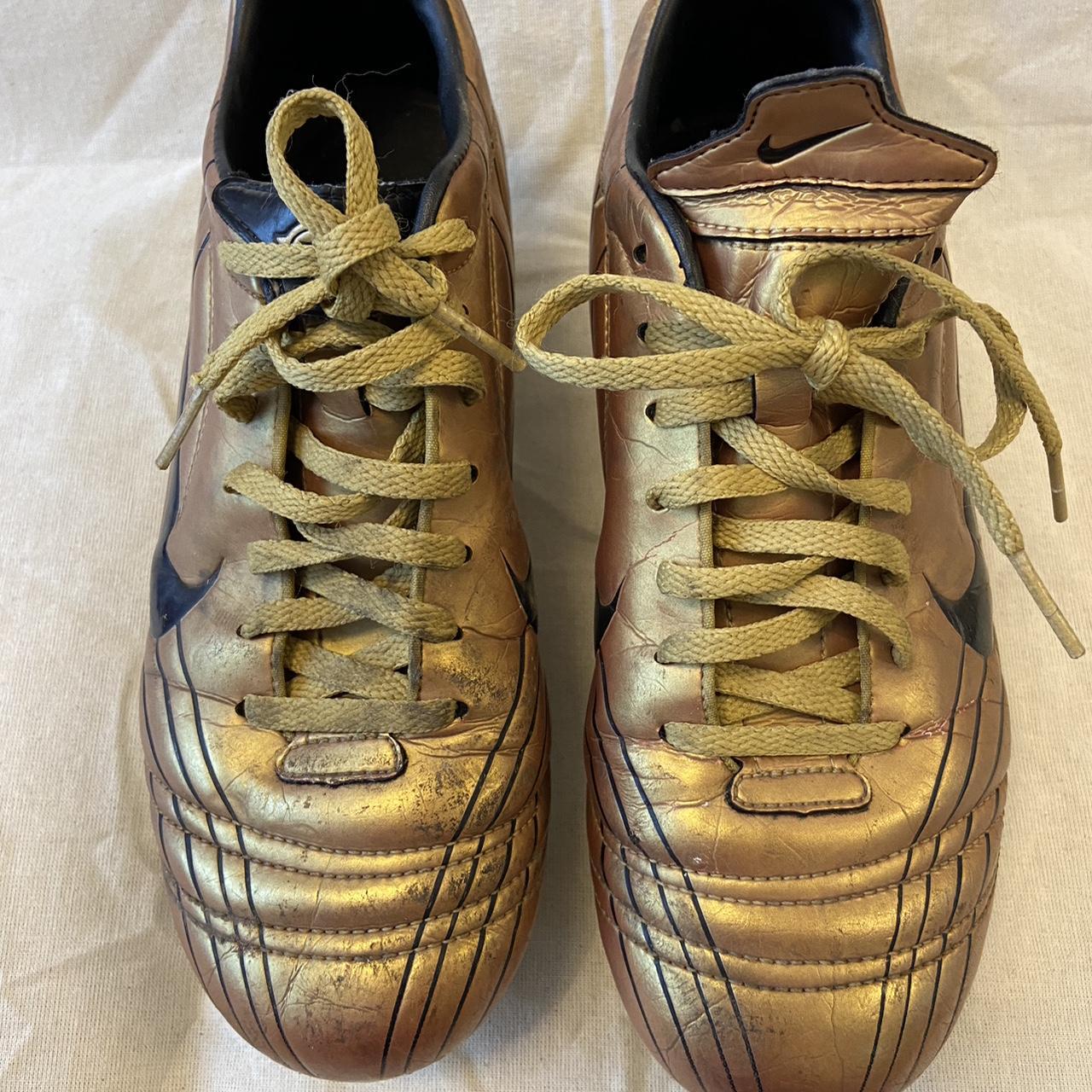 nike gold boots