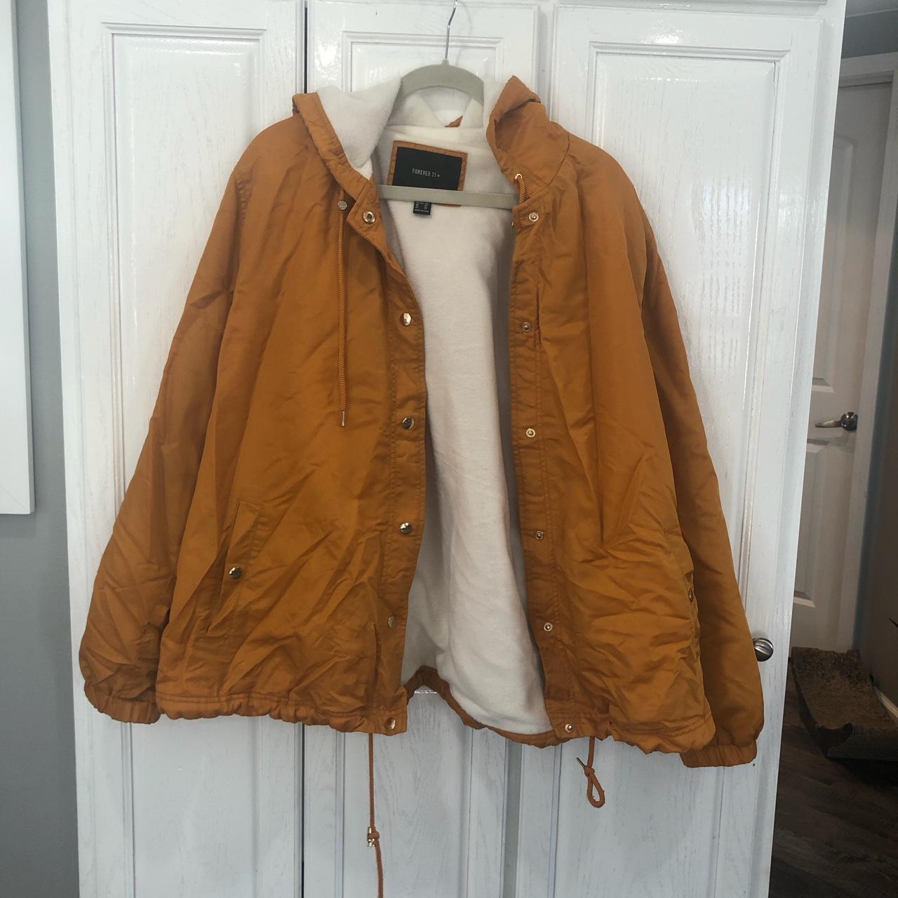 Mustard yellow outlet jacket forever 21