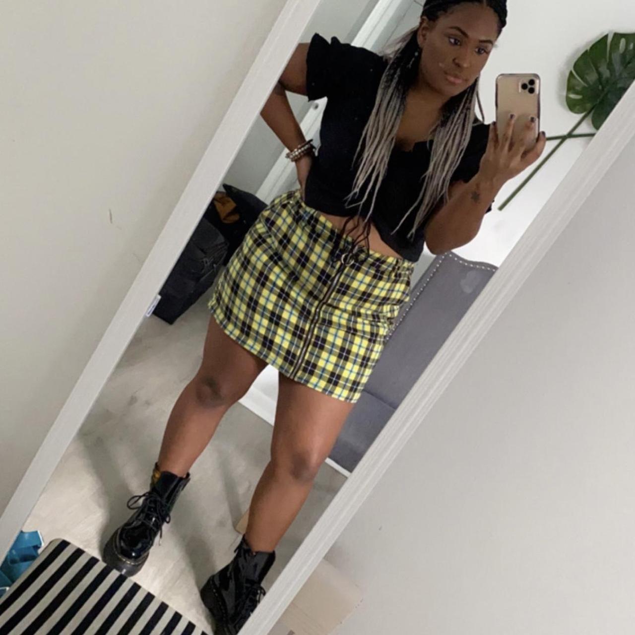 Forever 21 Plus Plaid Skirt Size 1X 100 Cotton Depop