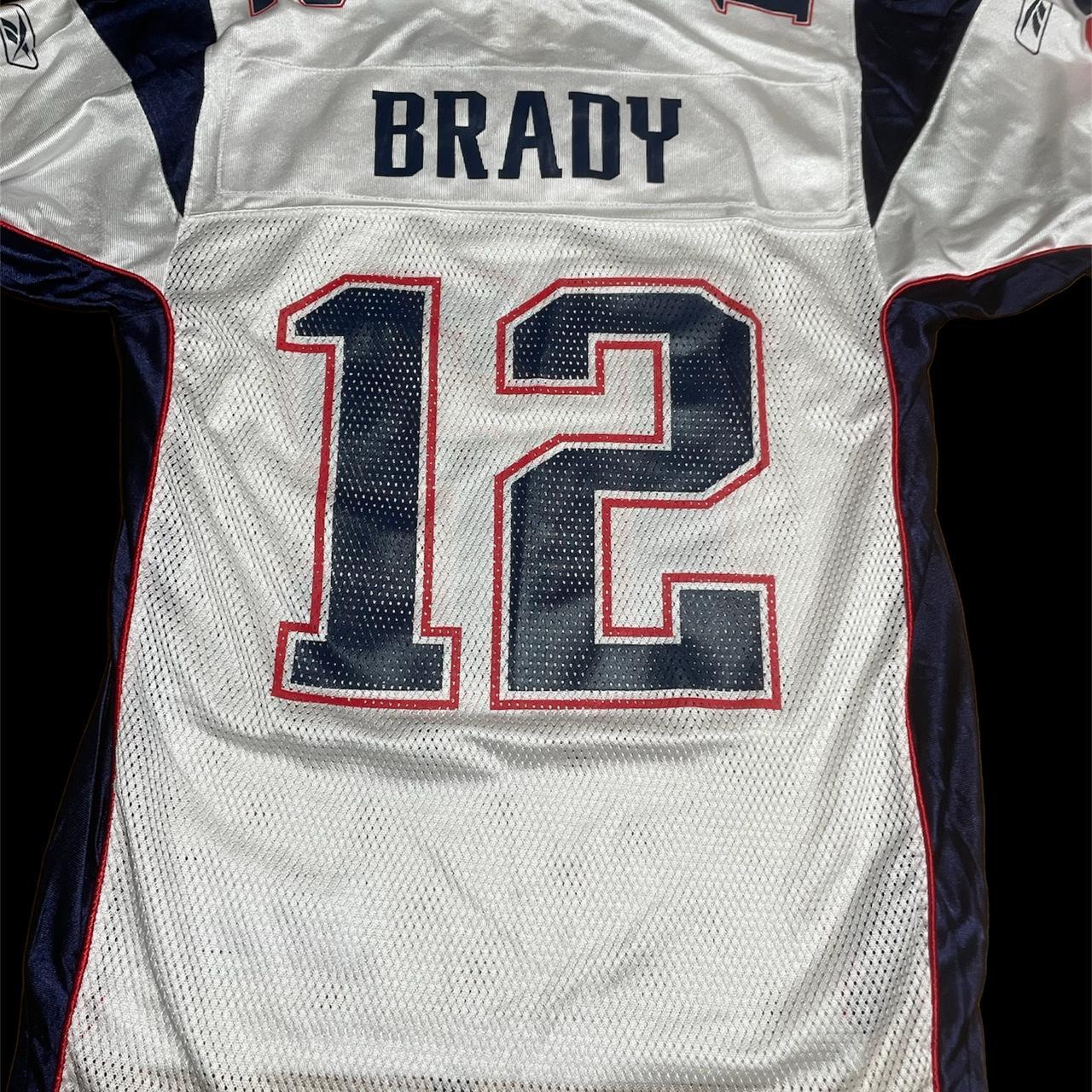 Vintage Reebok Patriots Tom Brady Jersey - NFL - Depop