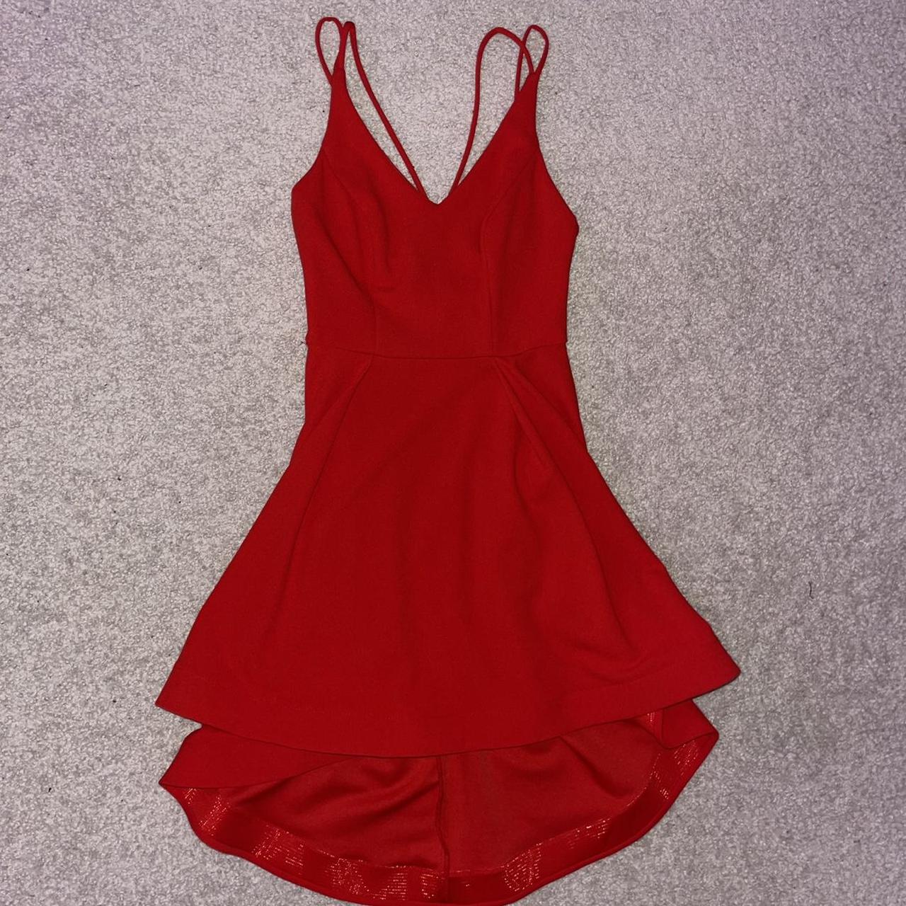 B Darlin Women's Red Dress | Depop