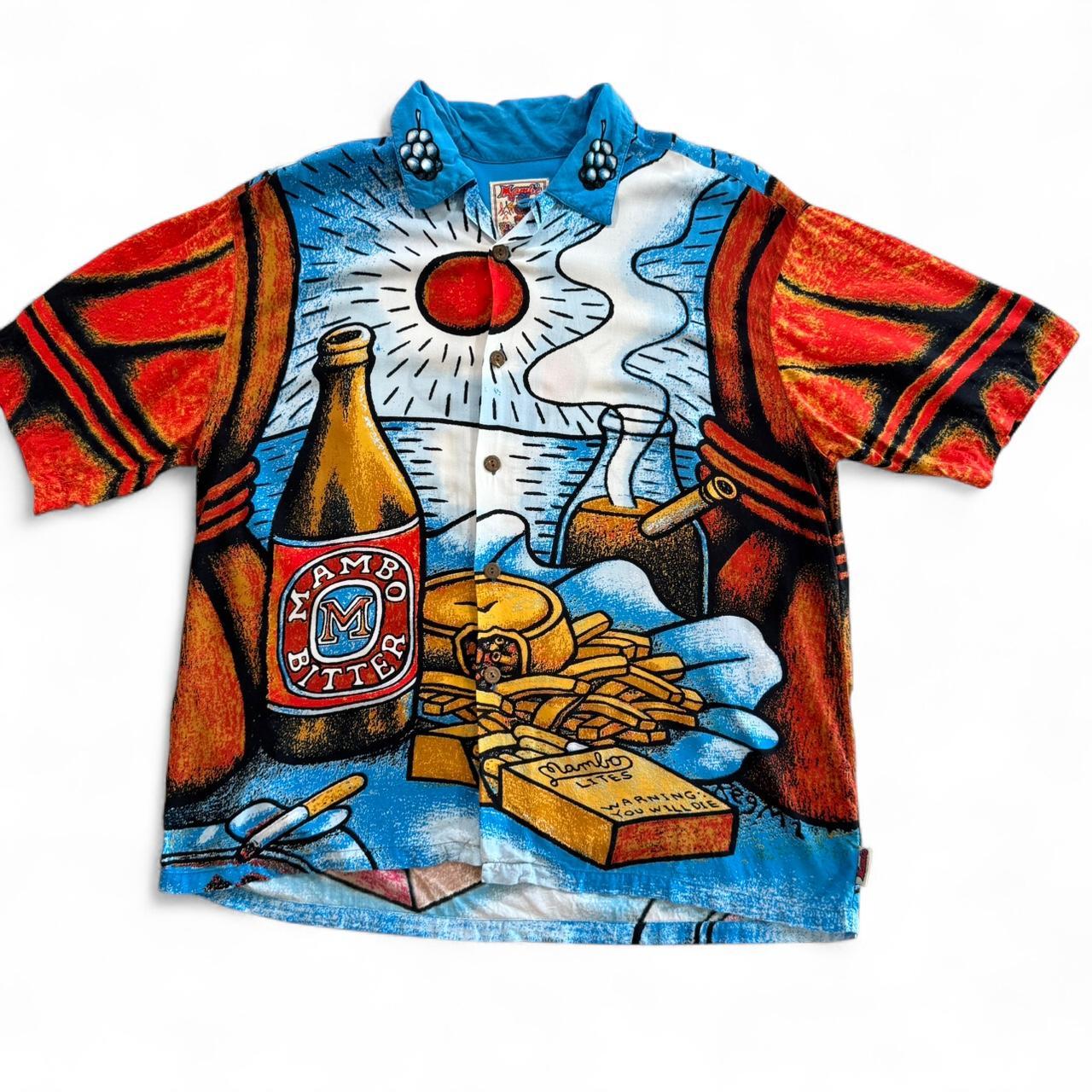 【希少！】90s y2k MAMBO LOUD SHIRTS アロハシャツ 半袖 希少！】90s y2k MAMBO LOUD SHIRTS アロハシャツ 半袖 - メルカリ