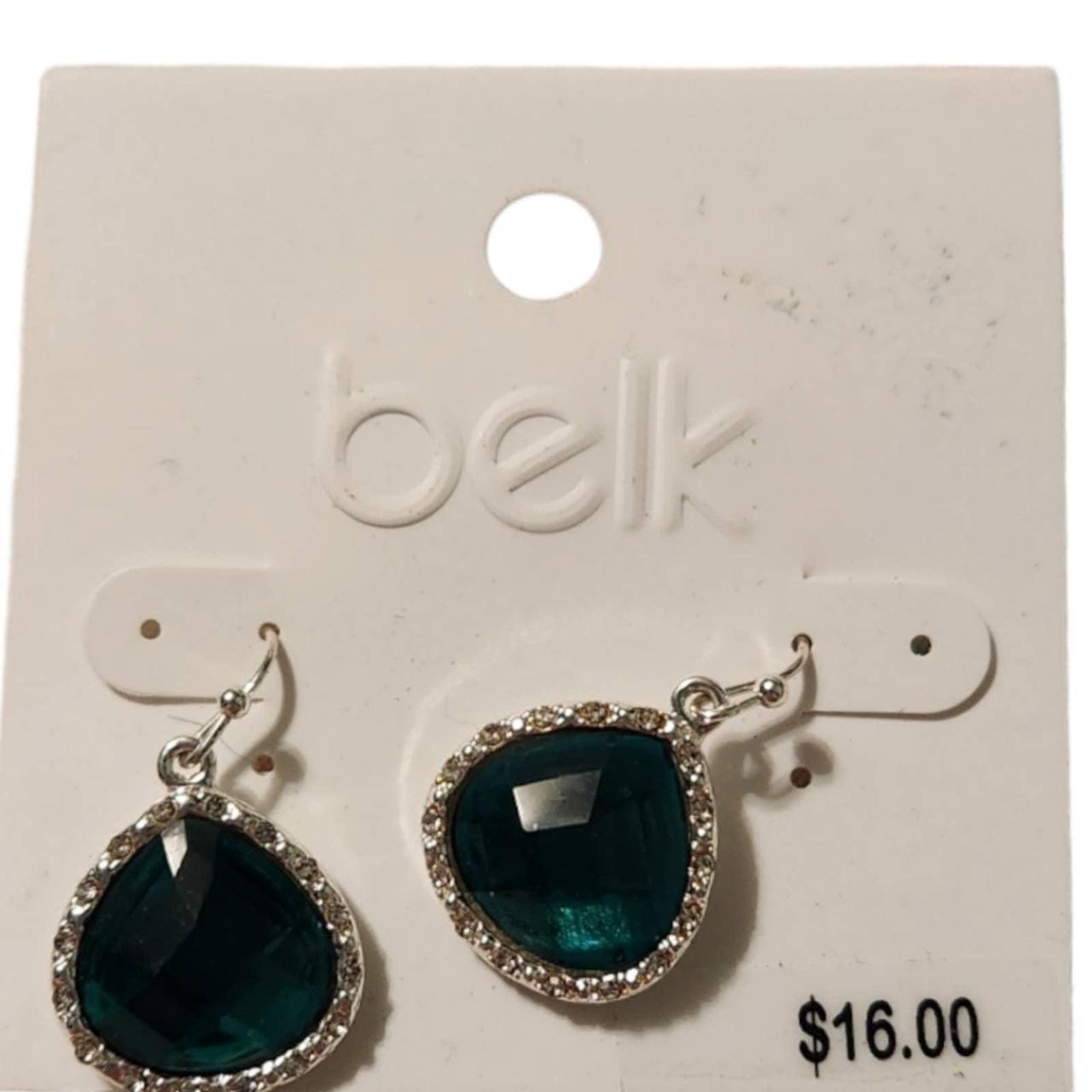 Emerald Green, Color Glitz, Belk earrings. Beautiful... Depop