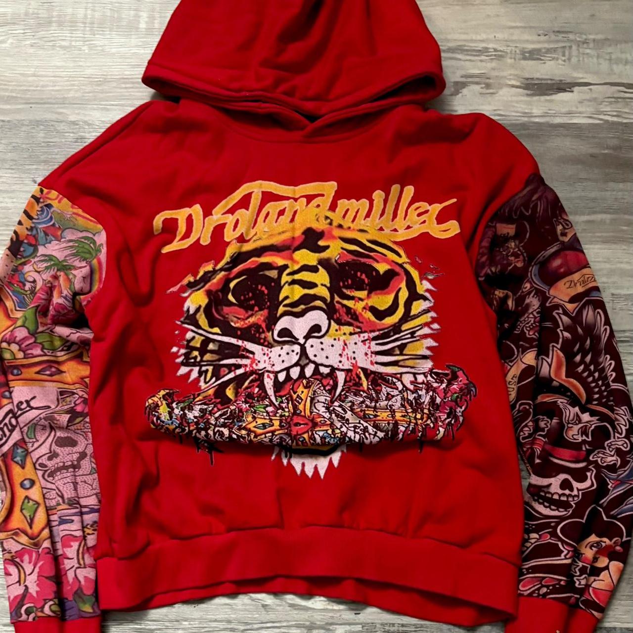 droland miller experimental hoodie worn once size xl | Depop