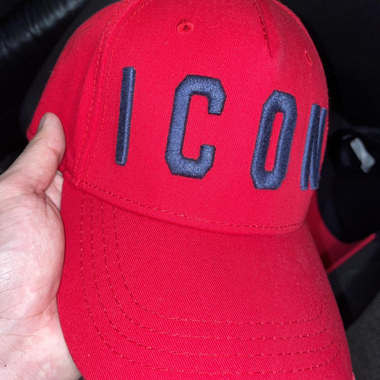 Dsquared ICON Cap Red/Navy Blue, Hardly...