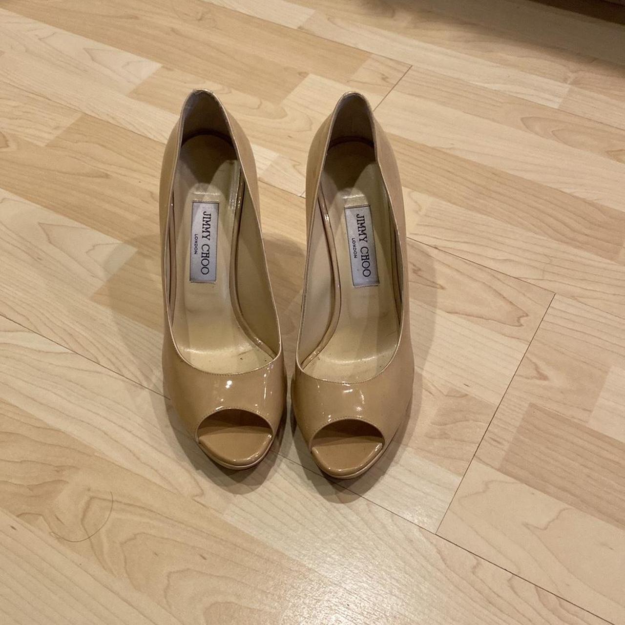 Jimmy choo deals tan heels