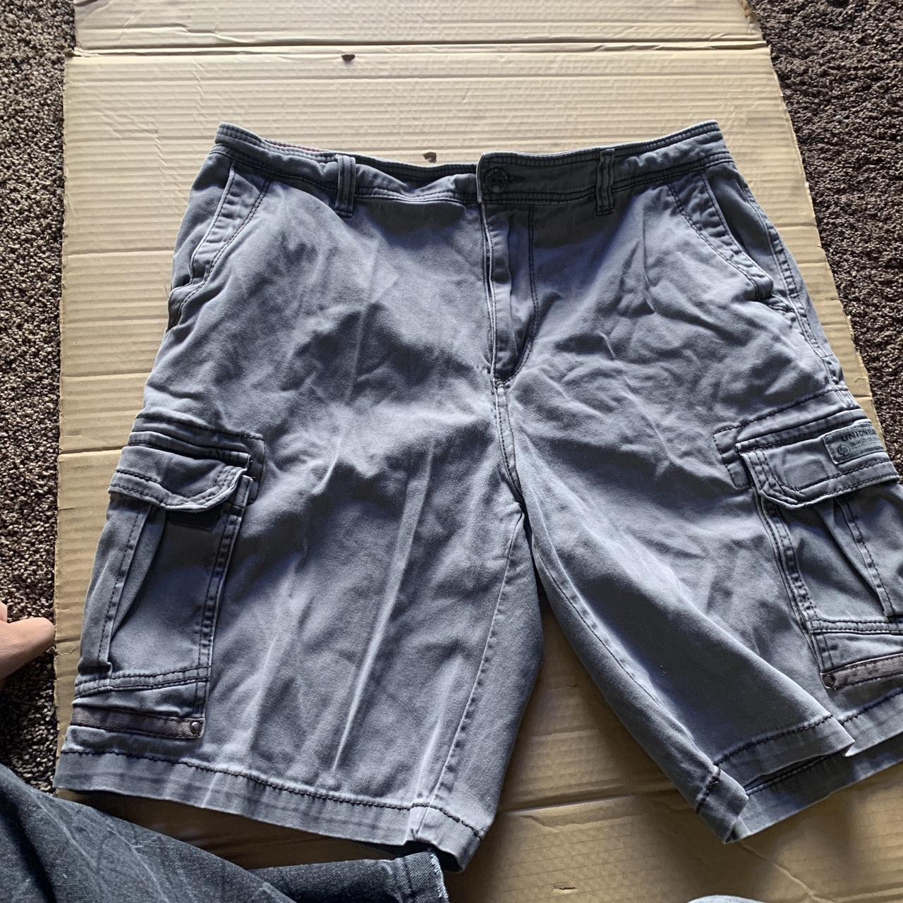 Gray Cargo Shorts, Size 36 Good condition - Depop