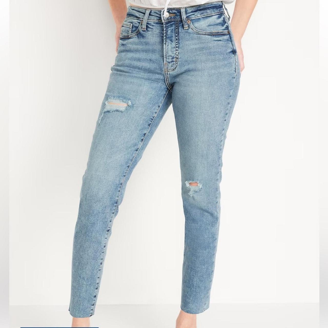 Old Navy Women's Jeans Blue – Old Navy High-Rise Curvy OG