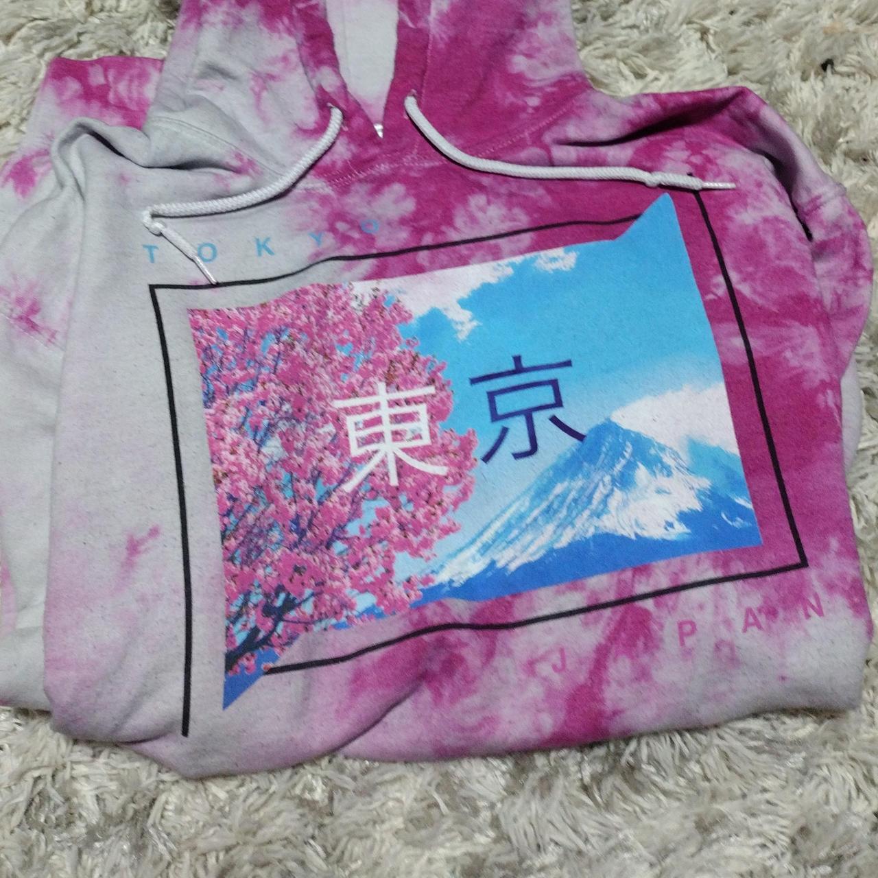 Pink blue online hoodie