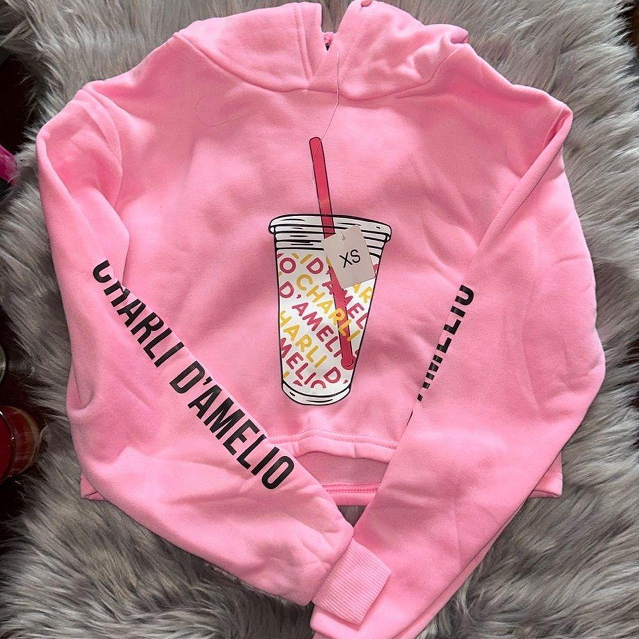 Charli damelio pink hoodie sale