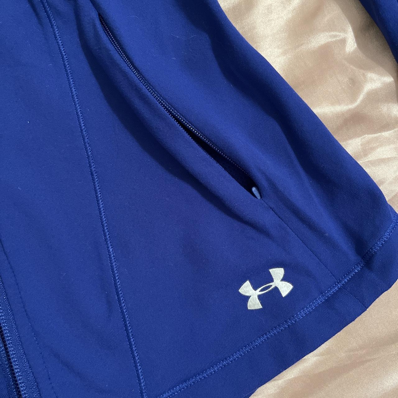 under armour royal blue fitted jacket BBL/snatching... Depop