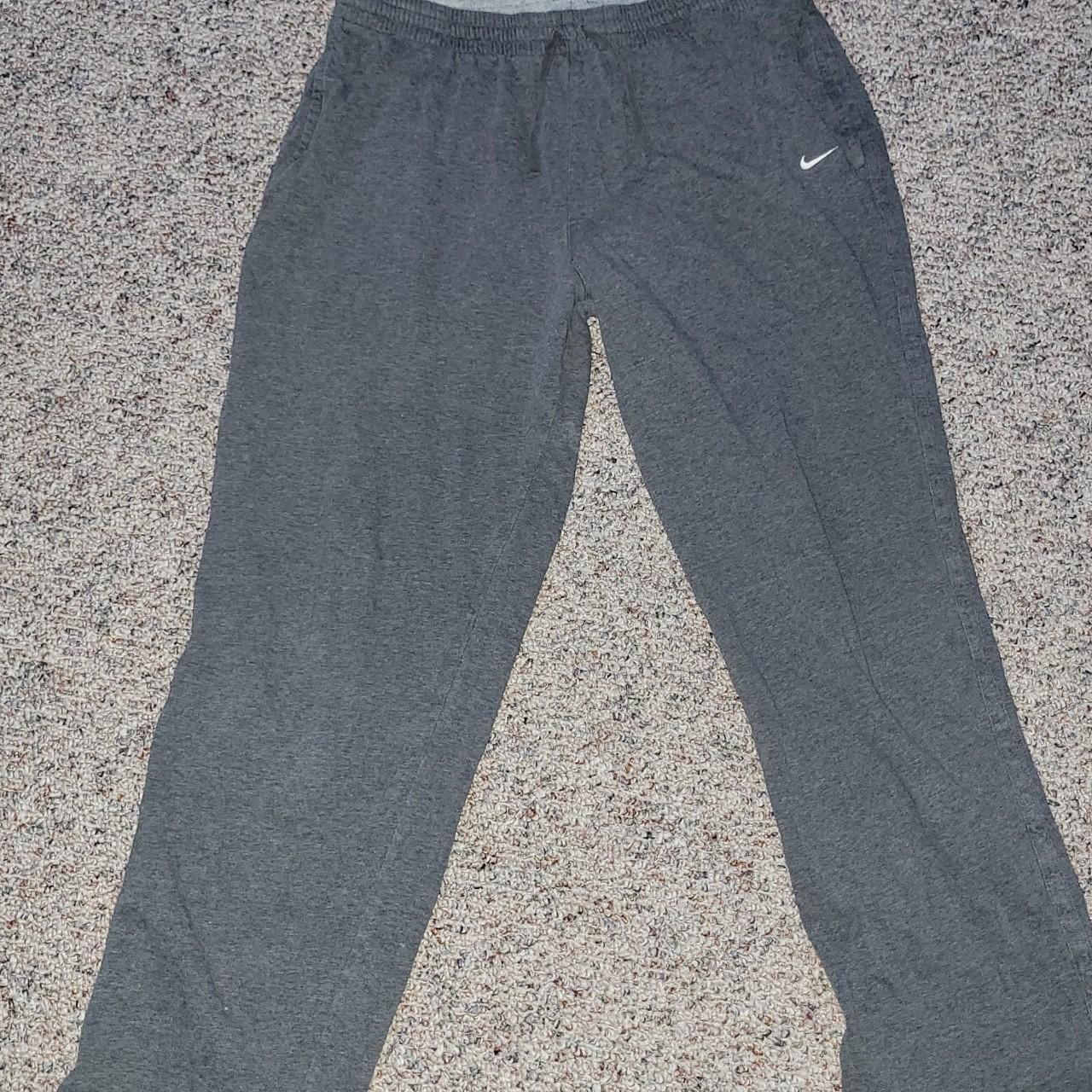 mens grey nike jogging bottoms