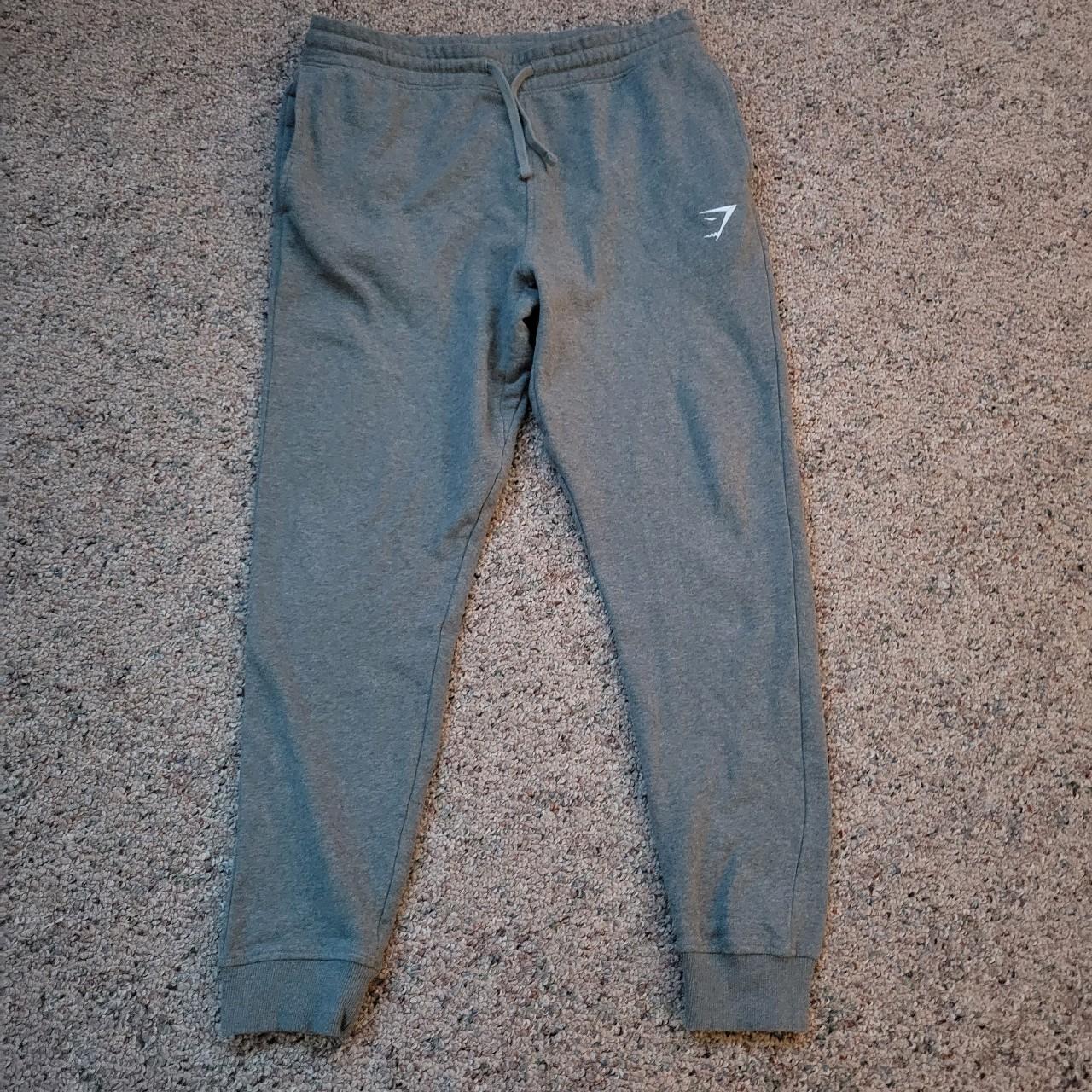 Gymshark Men's Grey Joggerstracksuits Depop