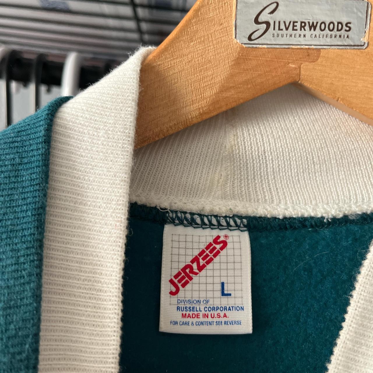 - Vintage 90s / 2000s Made In U.S.A Jerzees Tag Pink... - Depop