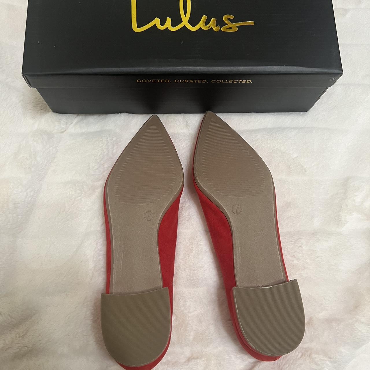 Lulus Women's Red Ballet-shoes (2)