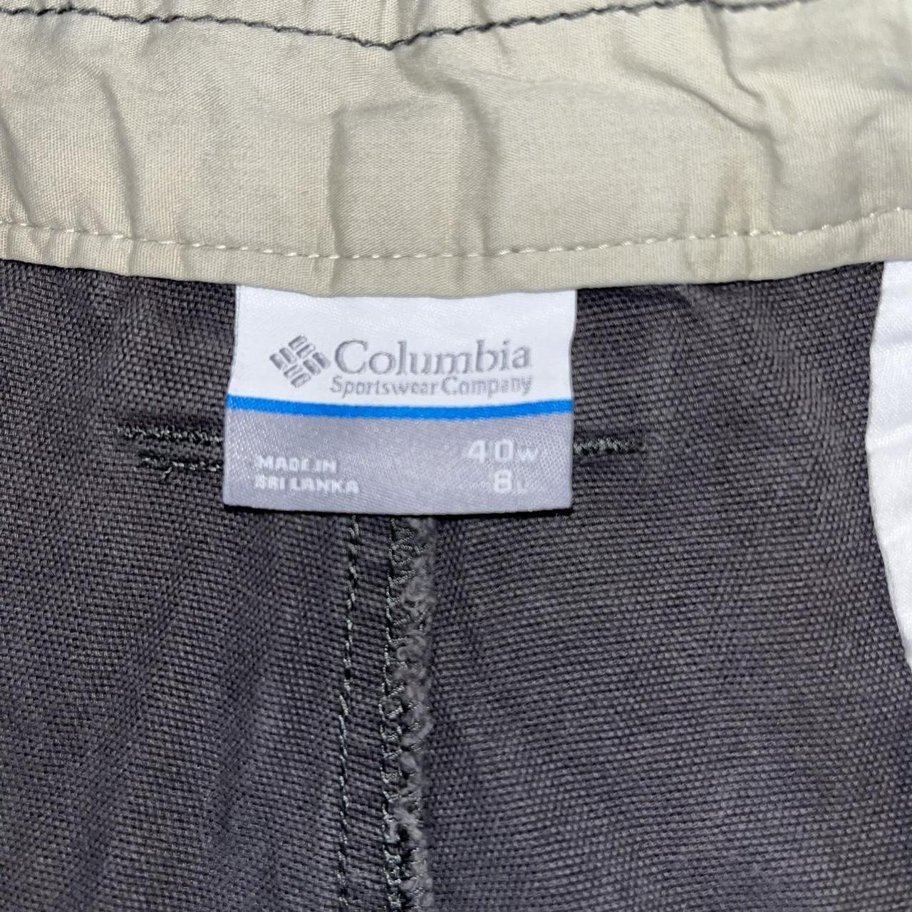 Vintage Columbia Outdoors Black Hiking Fishing Cargo... - Depop