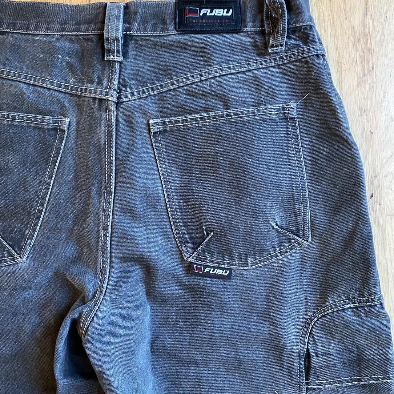 Crazy y2k jnco like fubu jeans/cargos 34/34 dm... - Depop