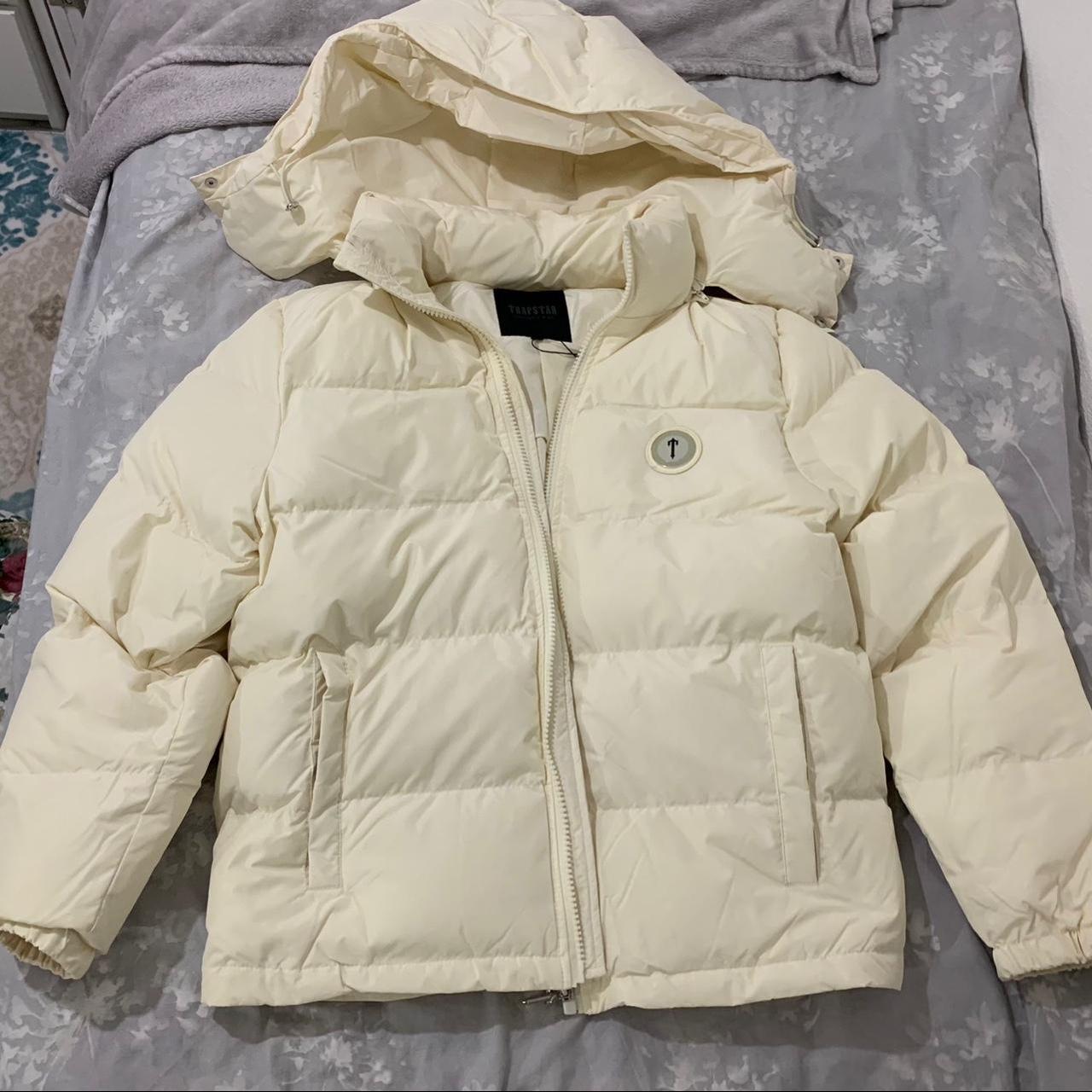 Trapstar Irongate jacket detachable hood cream. Depop