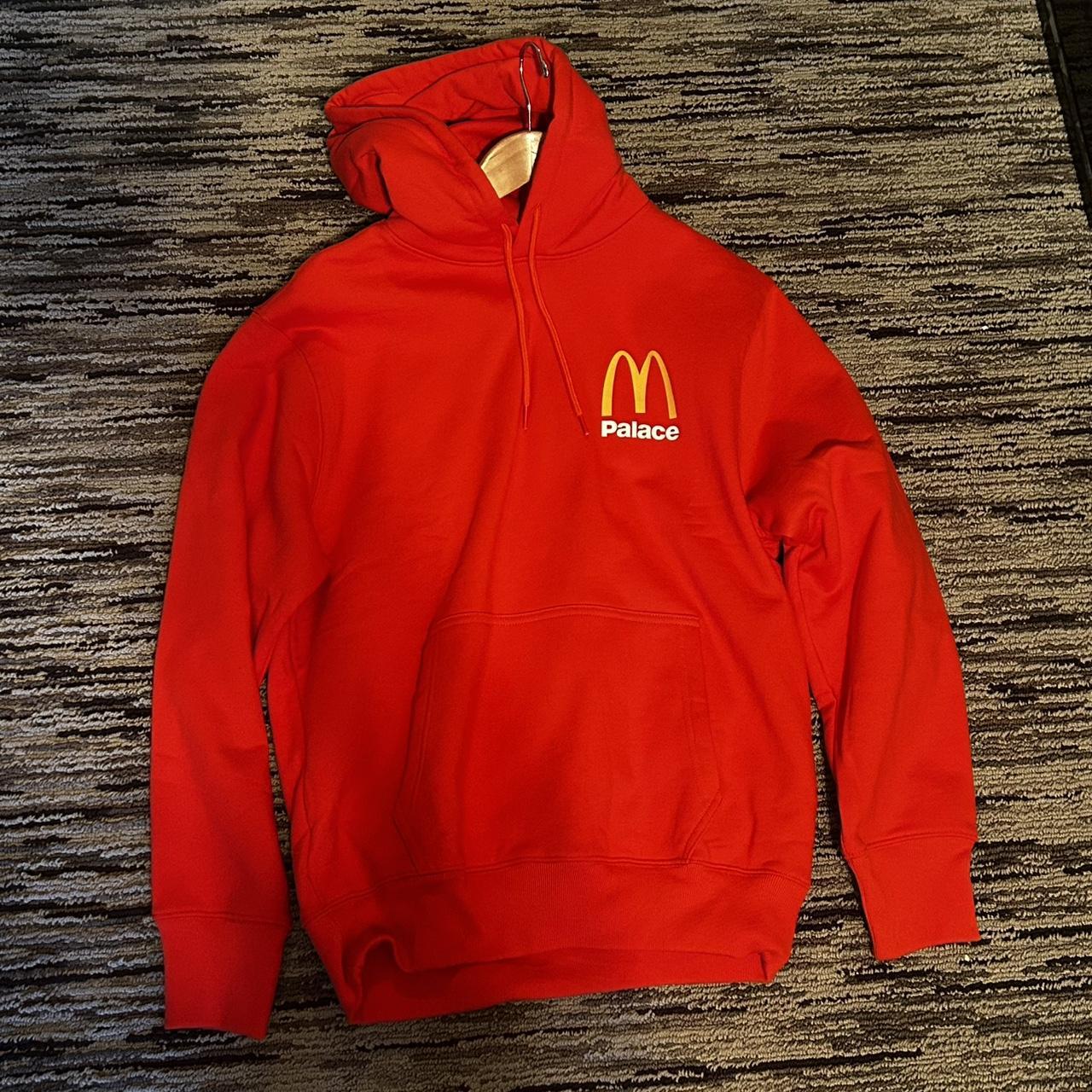 Palace Men's Hoodie - Red - L – Palace x McDonalds Hoodie