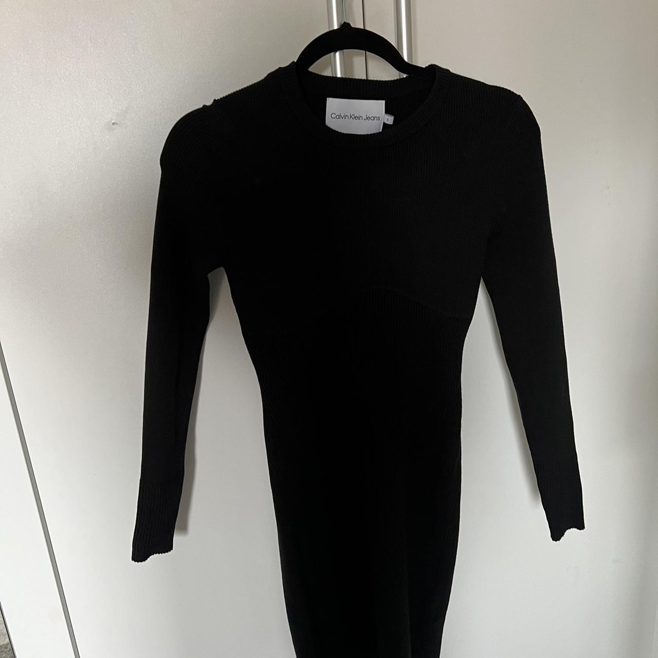 Calvin Klein Women's Black Dress | Depop