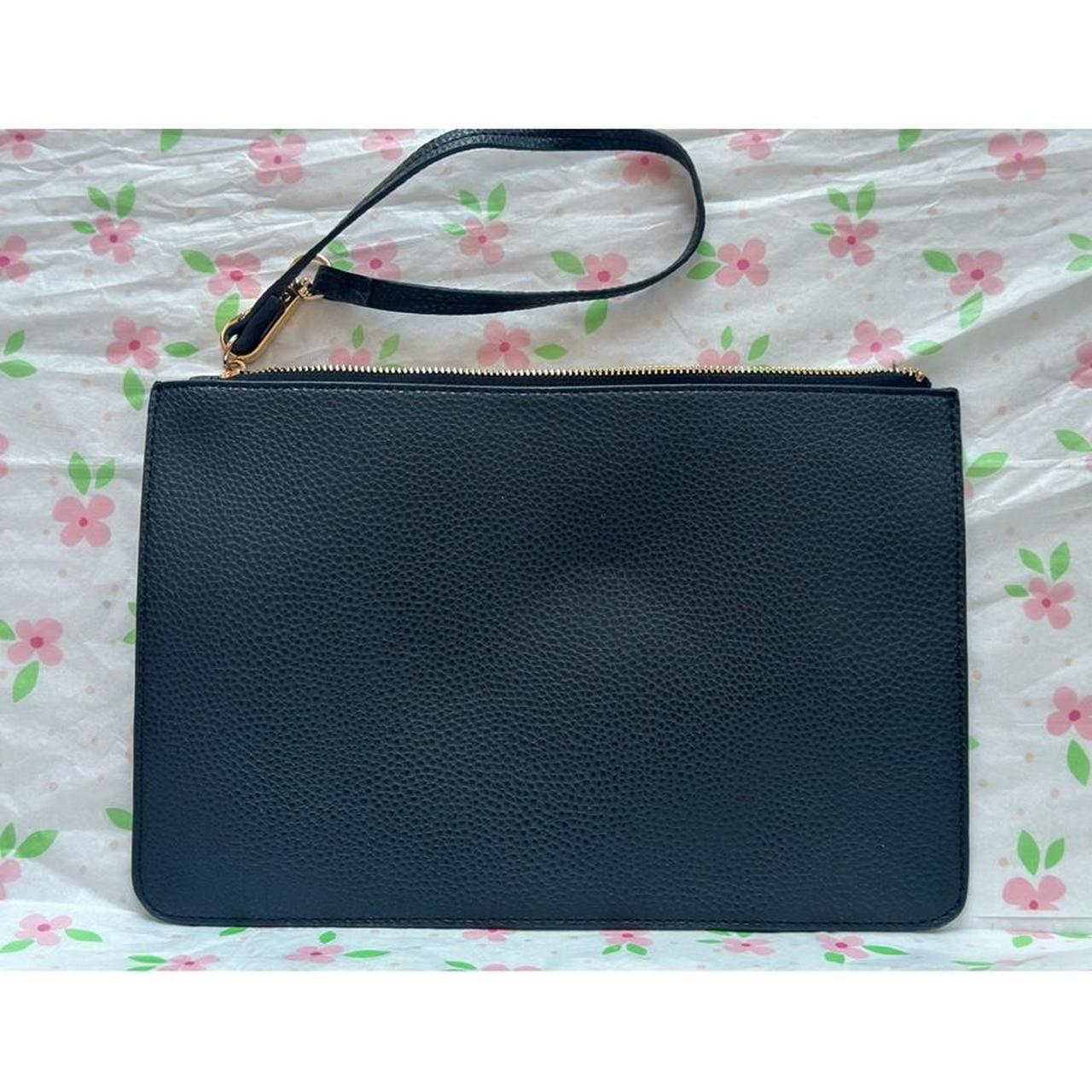 Anne Klein Black Clutch Purse, #anneklein