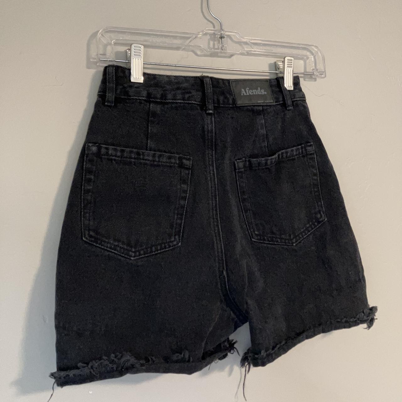 Afends Women's Black and Grey Shorts (4)