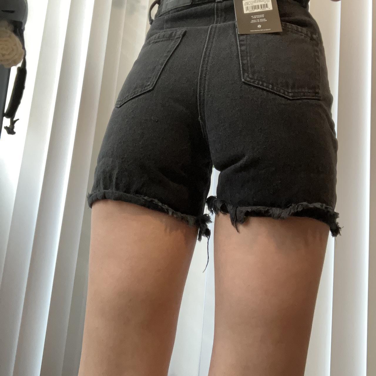 Afends Women's Black and Grey Shorts (3)