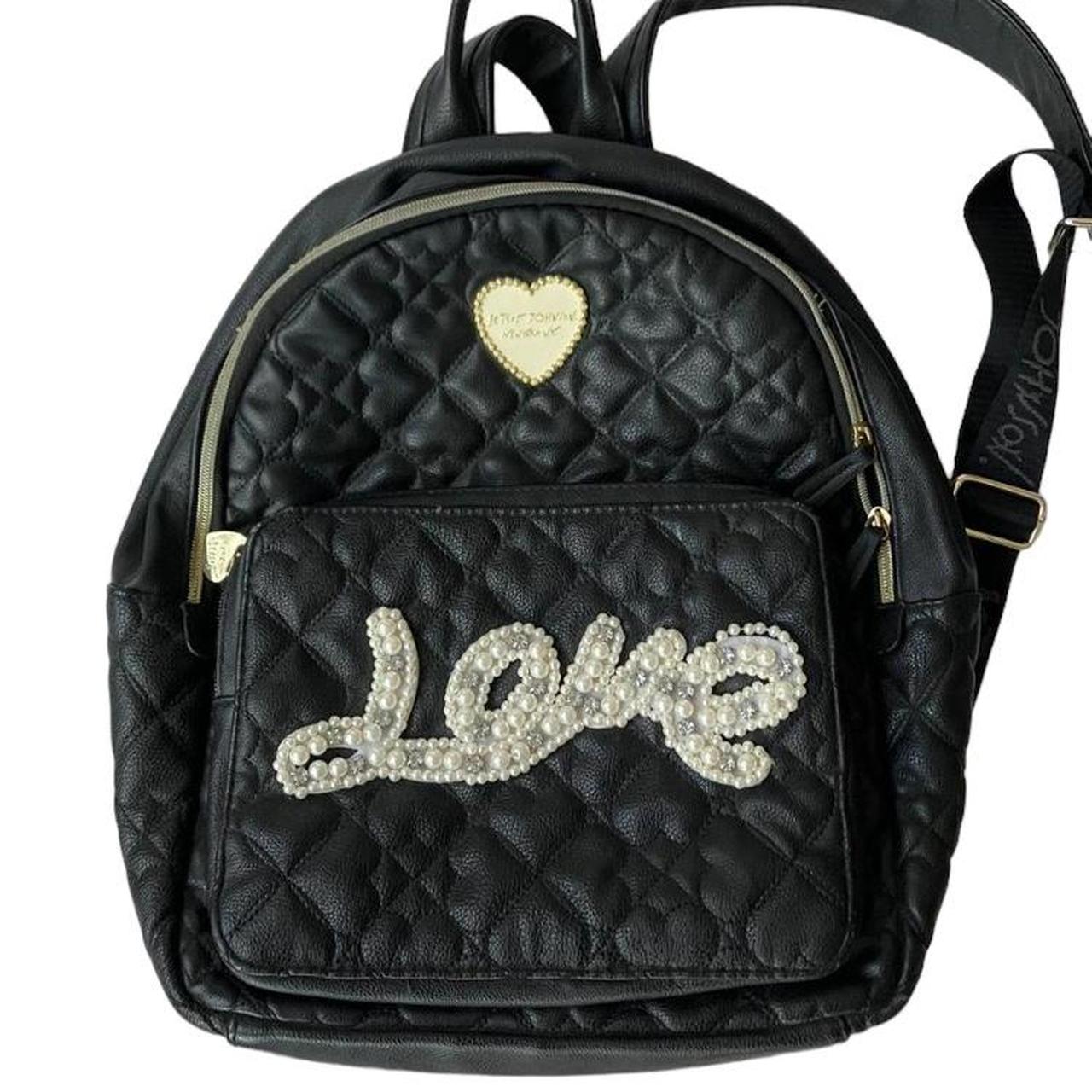 Betsey Johnson NEW Black Small Skull Backpack Style Handbag Purse -  Walmart.com