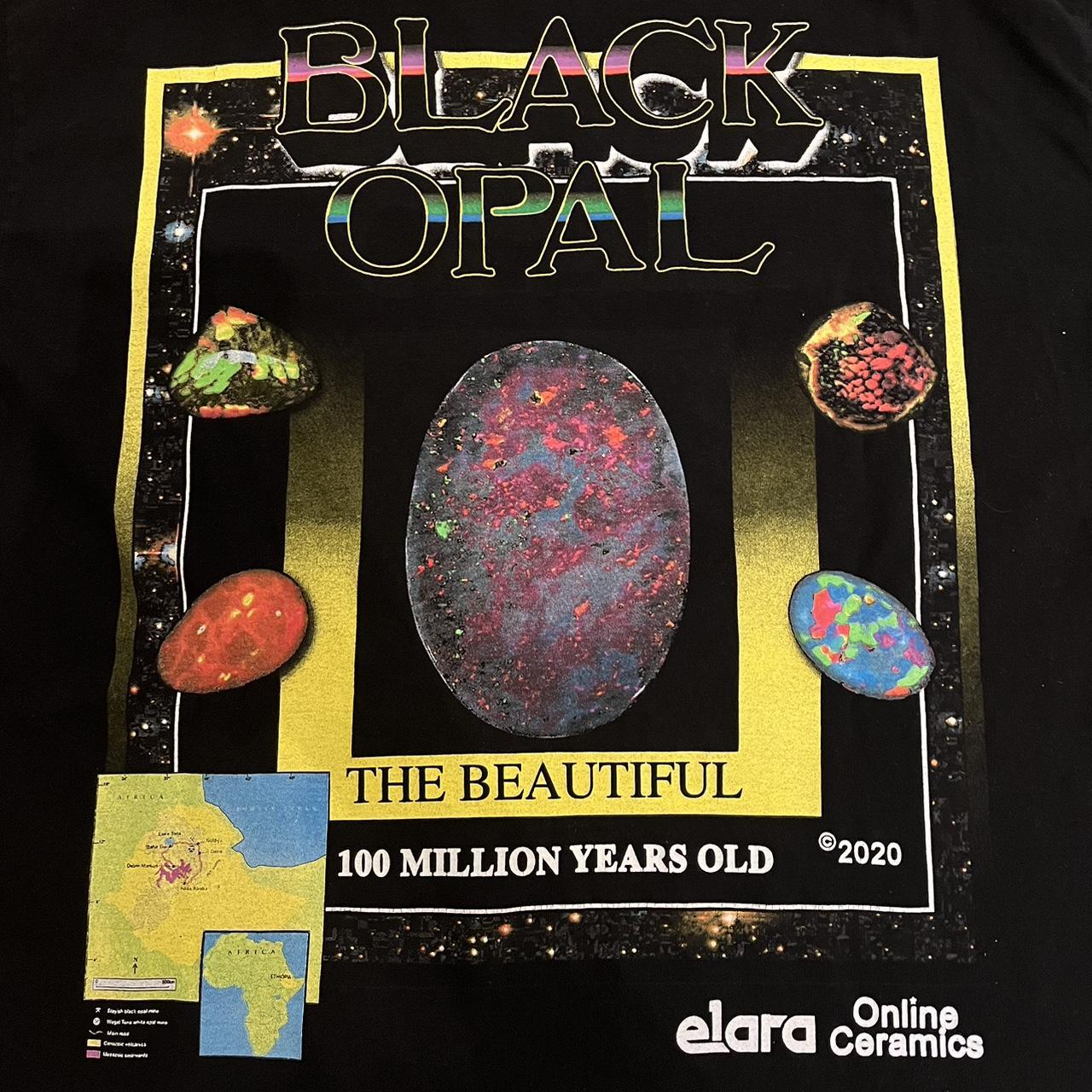 Online Ceramics x Elara Uncut Gems ‘Black Opal’... Depop