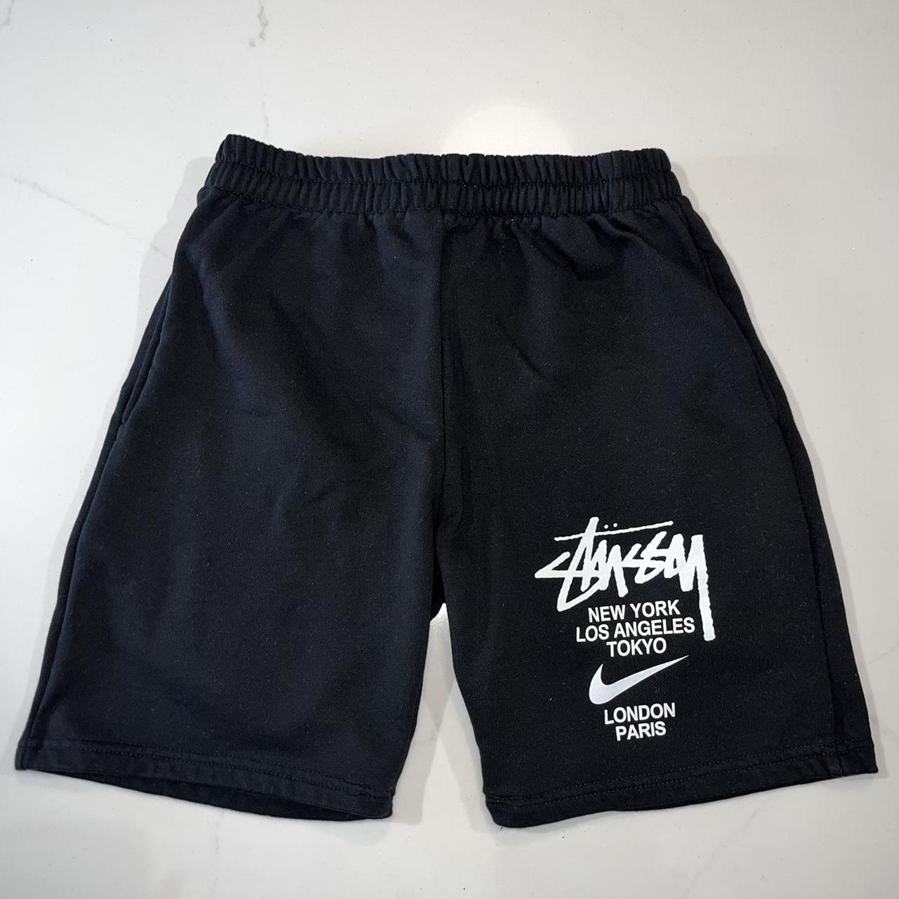 Stussy X Nike Black Shorts Size M Depop