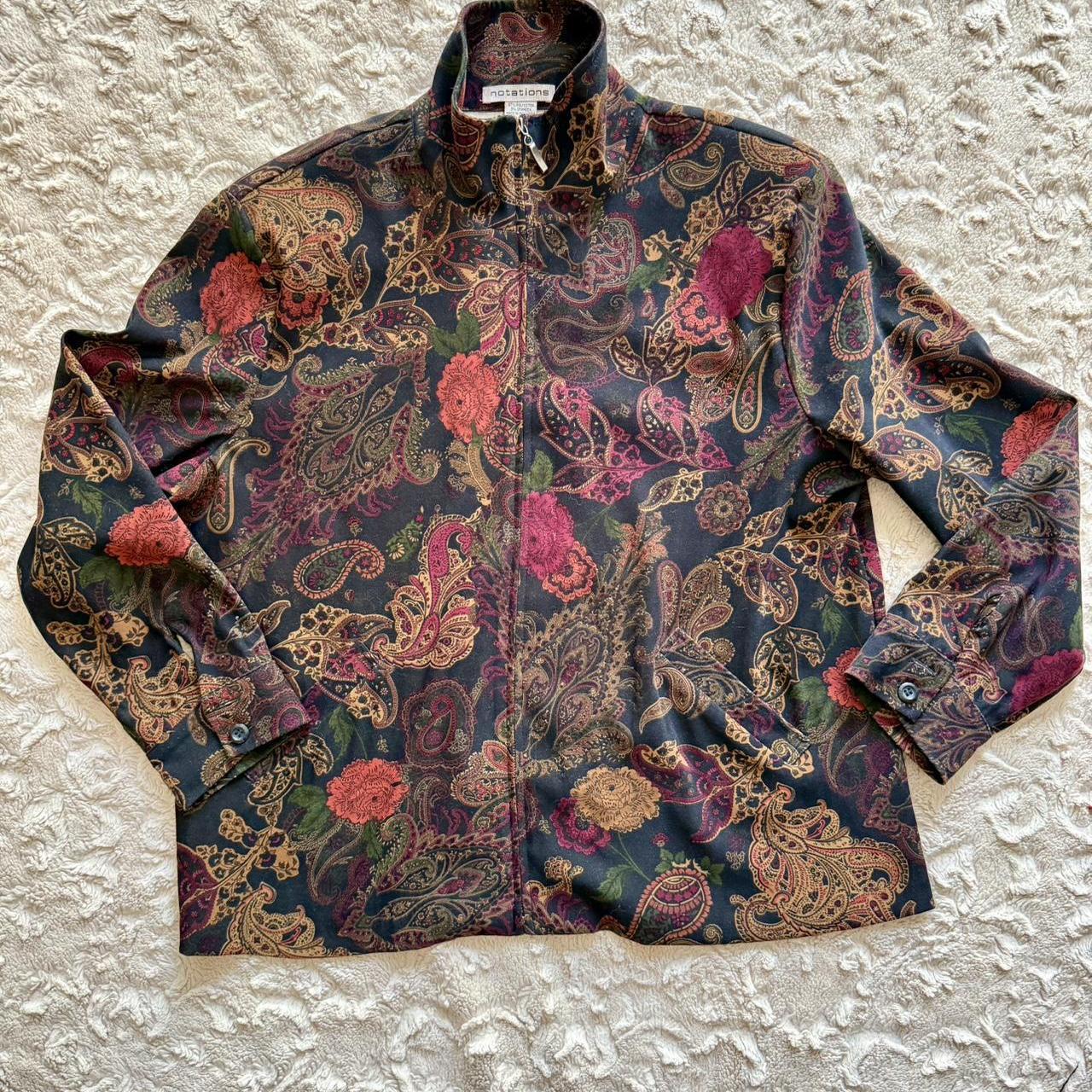 Notations Women's Lightweight Jacket - Multi/Brow… - image 1