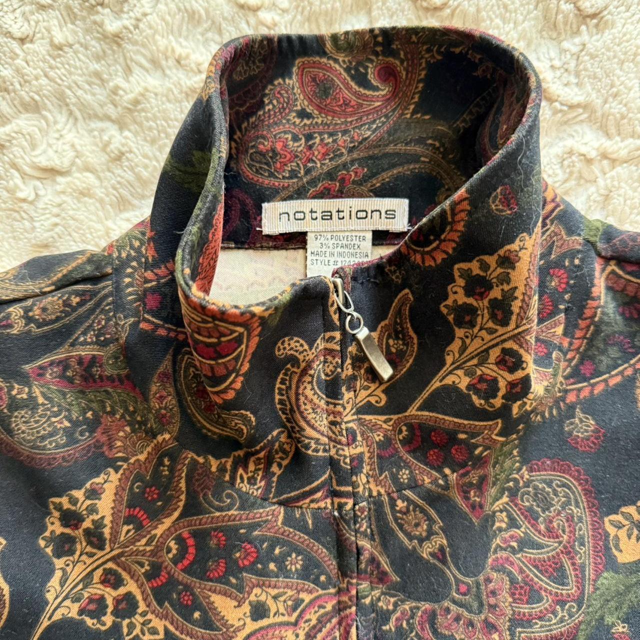 Notations Women's Lightweight Jacket - Multi/Brow… - image 3