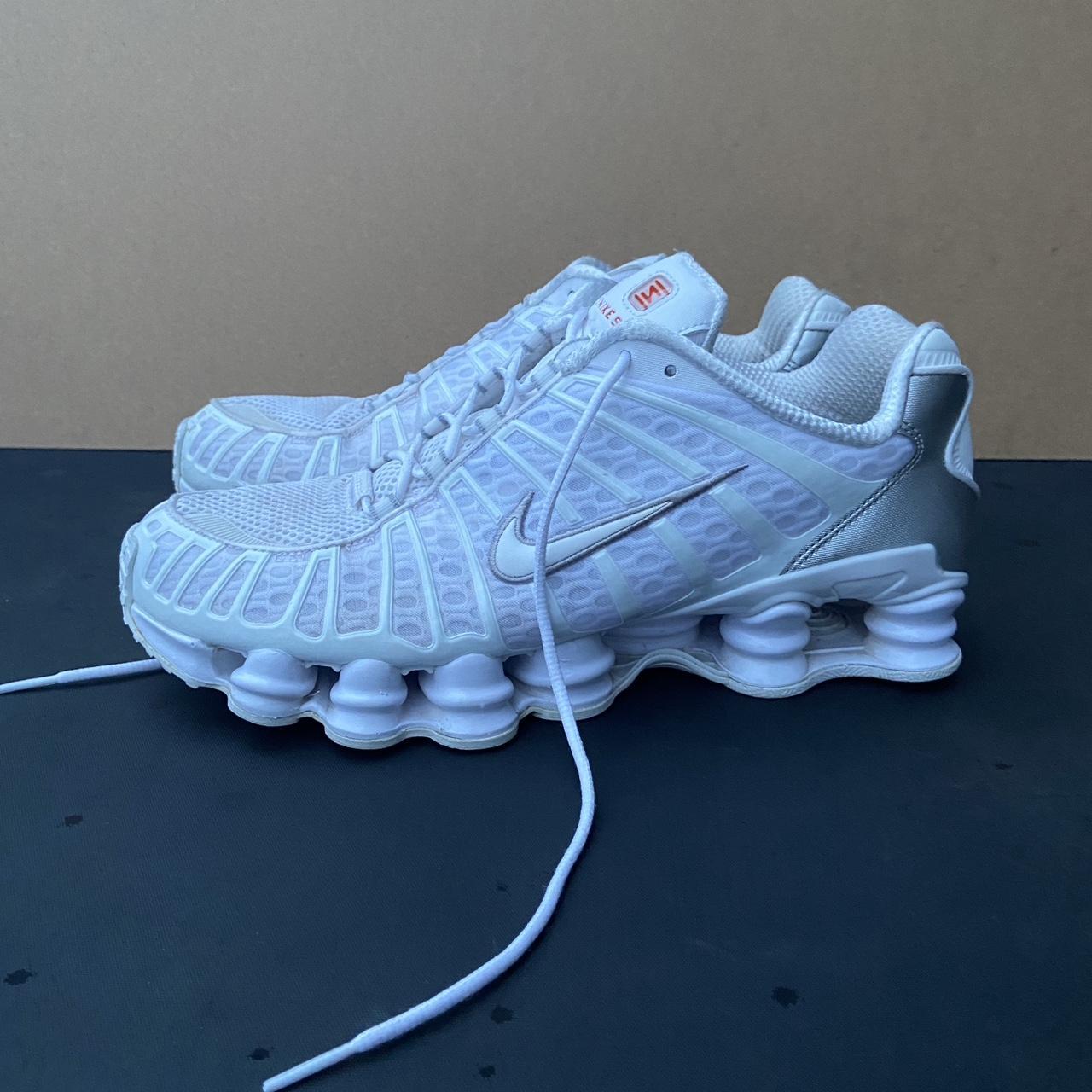 nike shox white tl