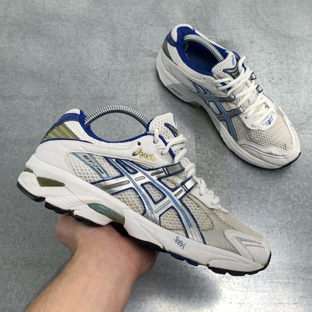 Asics GT 2100 white blue Size uk 6 women s eu. Depop